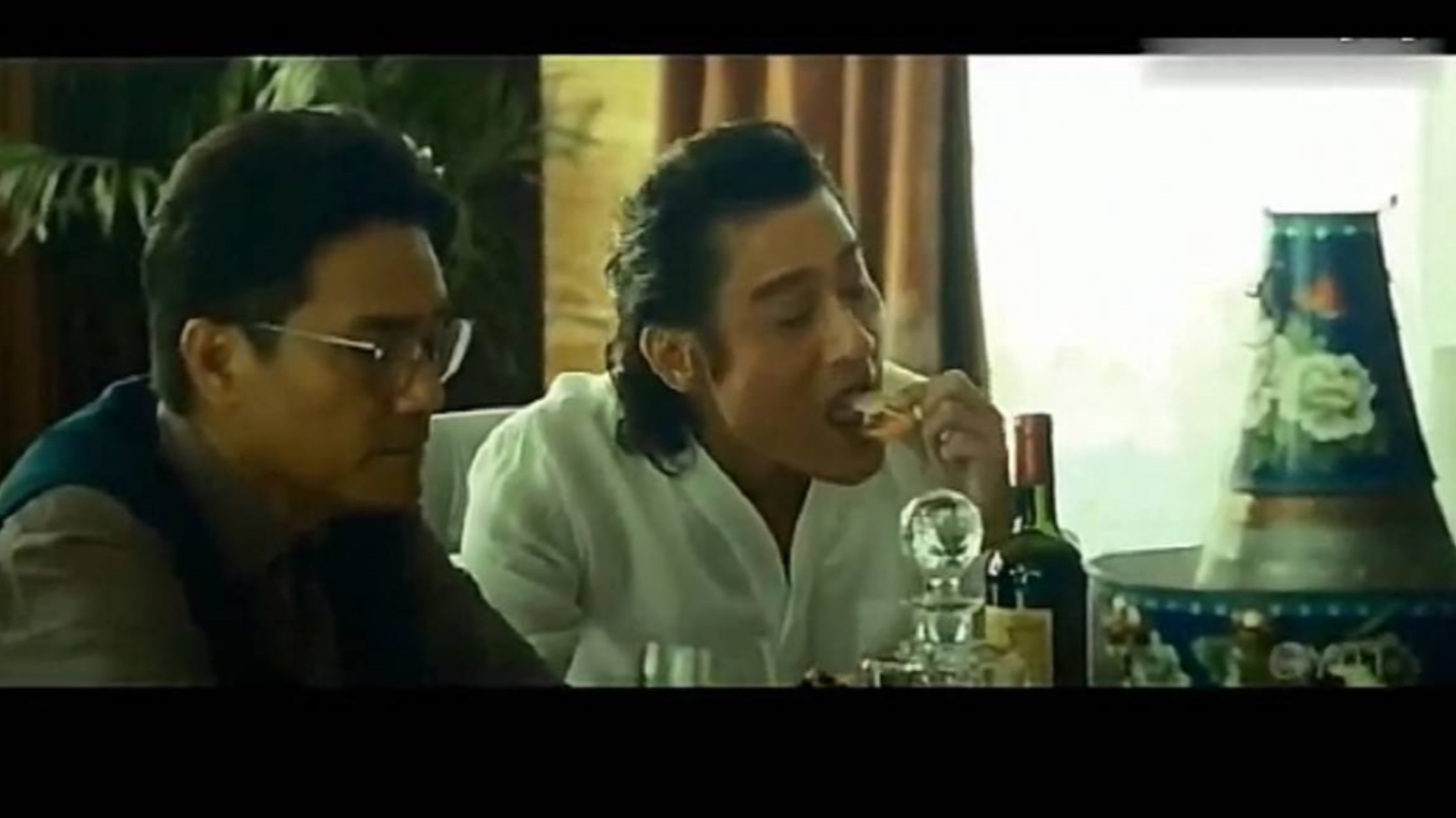 梁家辉吃虾,和珅吃螃蟹,吃饭片段